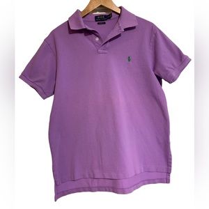 Polo Ralph Lauren Mens Custom Fit Polo Shirt Lilac size Large